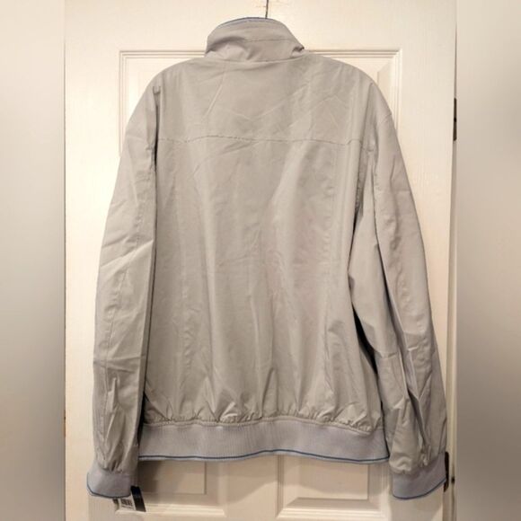 NWT WEATHERPROOF Gray superior stretch water resistant bomber light jacket XXL - Picture 3 of 10